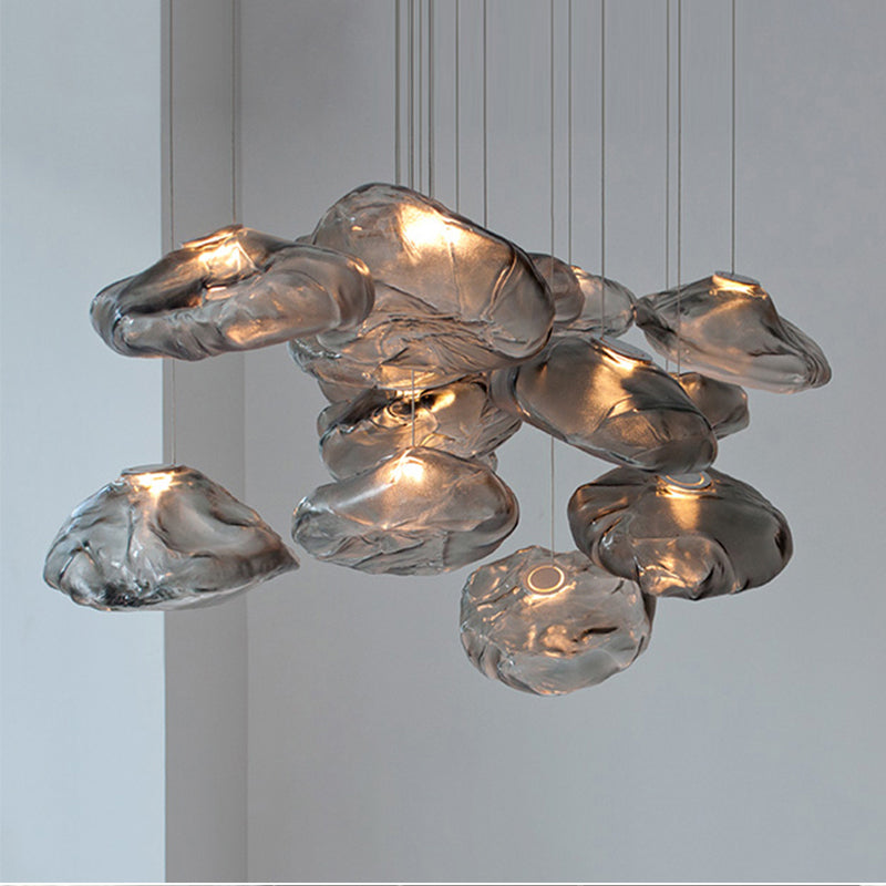 Postmodern Luxury Glass Chandelier – Decorative Ceiling Light
