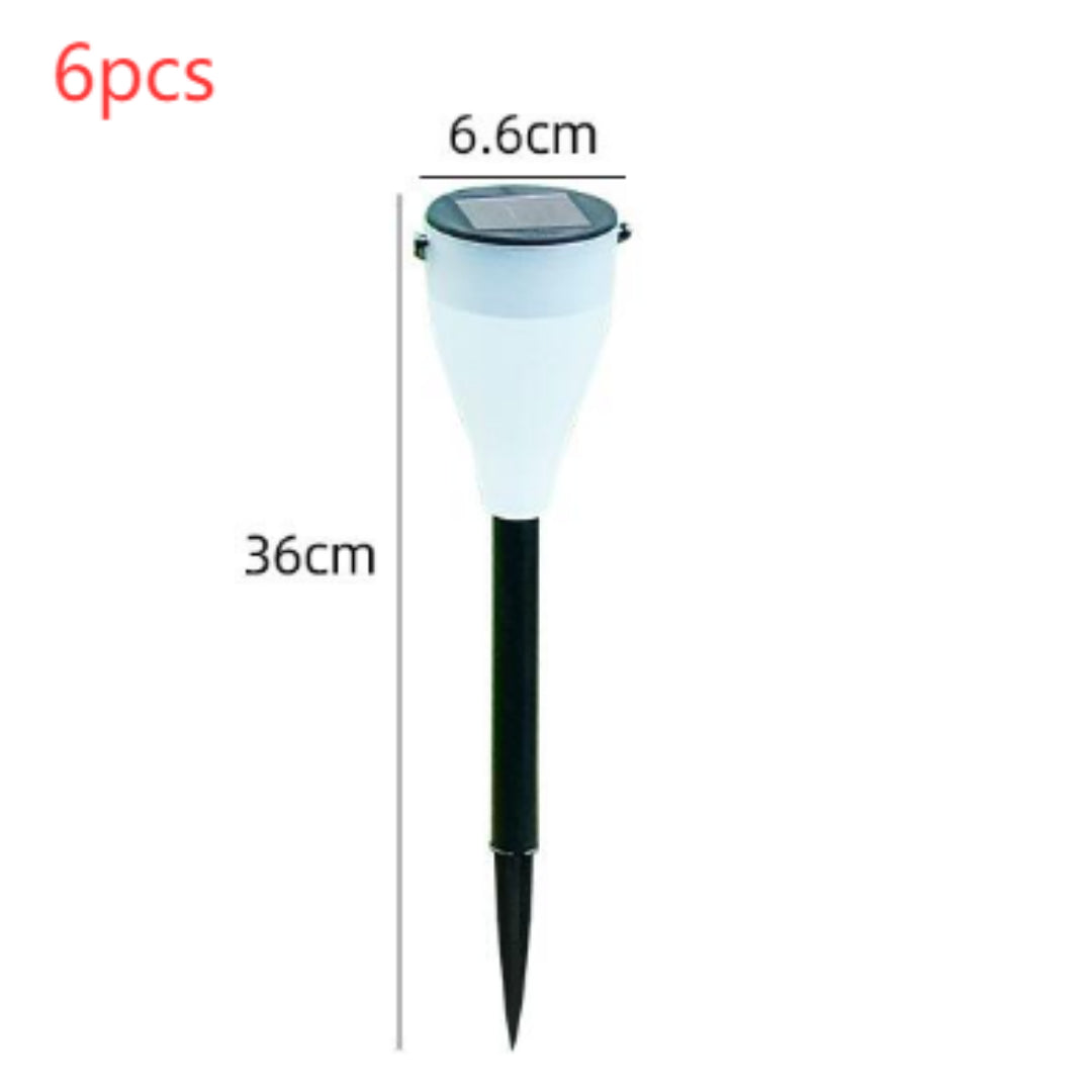 Solar Outdoor Water Decorative Street Light LED Waterproof Garden Landscape Lamp for Courtyard Yard Pathway Lighting