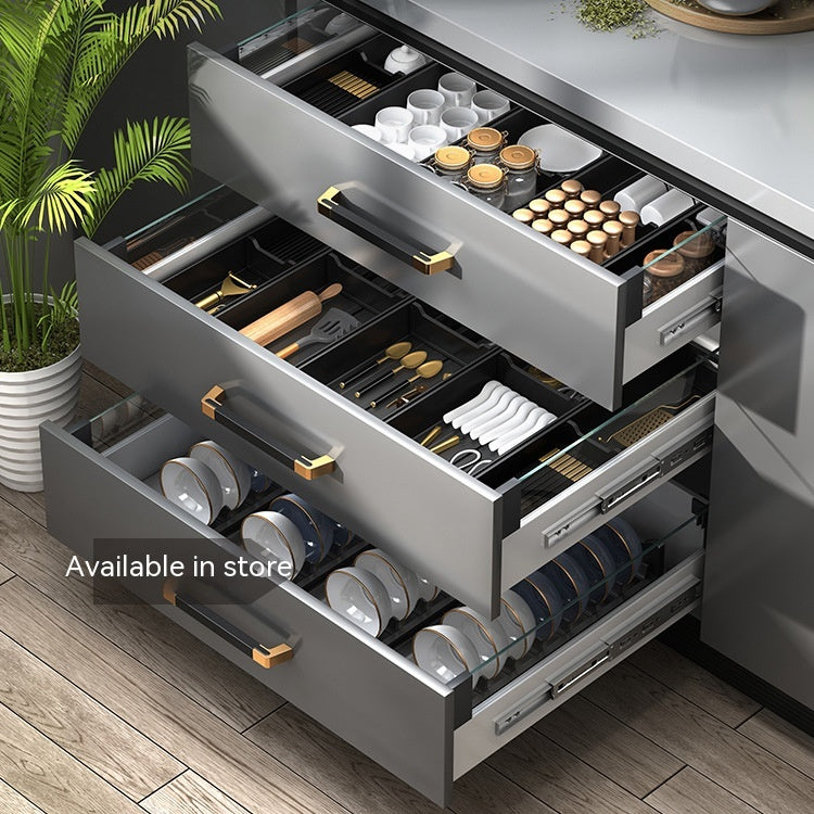 Kitchen Drawer Storage Box Divider Partition Organizer Adjustable Cutlery Storage Tray