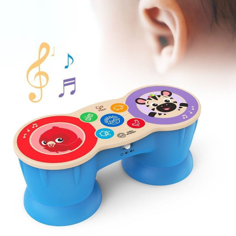 Smart Touch Electronic Drum Baby Music Drum Educational Interactive Kids Drum Toy with Sound Effects