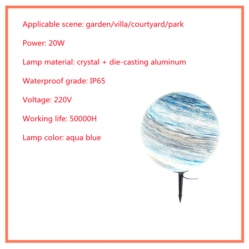 Solar Lawn Outdoor Waterproof Garden Ground Lamp Villa Landscape LED Grass Light Yard Pathway Lighting
