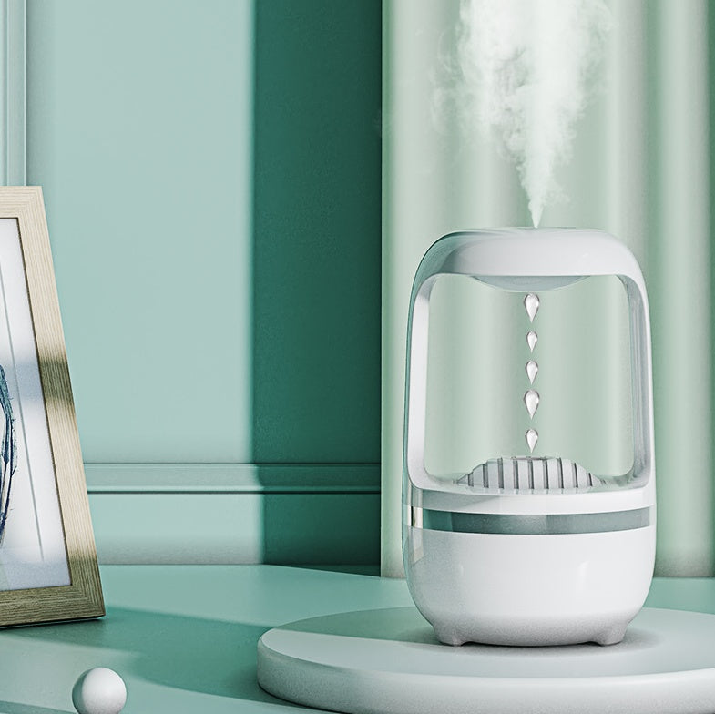 Anti Gravity Humidifier Water Drop Backflow Aromatherapy Machine Large Capacity Quiet Mist Sprayer for Home & Office