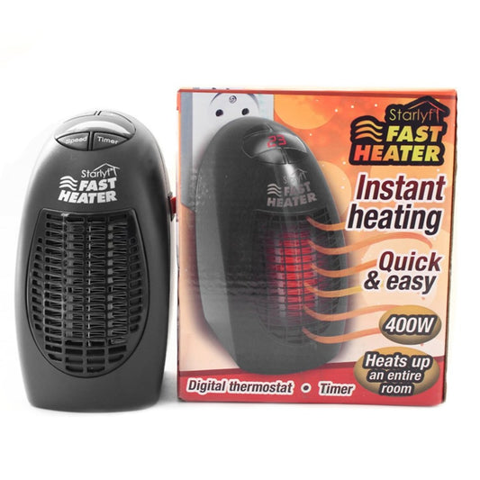 Electric Heater 360 Degree Rotating Plug Mini Heater Portable Small Appliance for Home Office Fast Heating