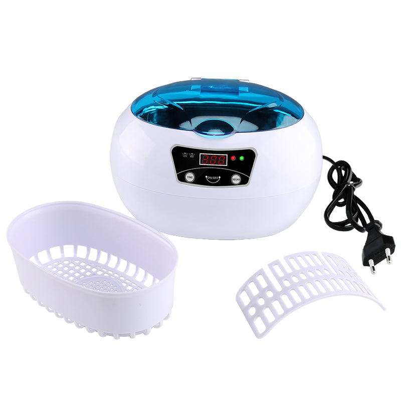 Home Ultrasonic Cleaning Machine Jewelry Glasses & Small Items Deep Cleaner Portable Household Device