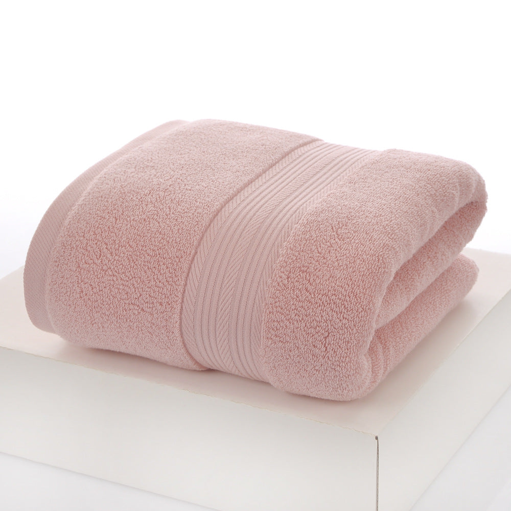 Plain Cotton Bath Towel Soft Absorbent Bulk Wholesale Bathroom Towels for Home and Hotel