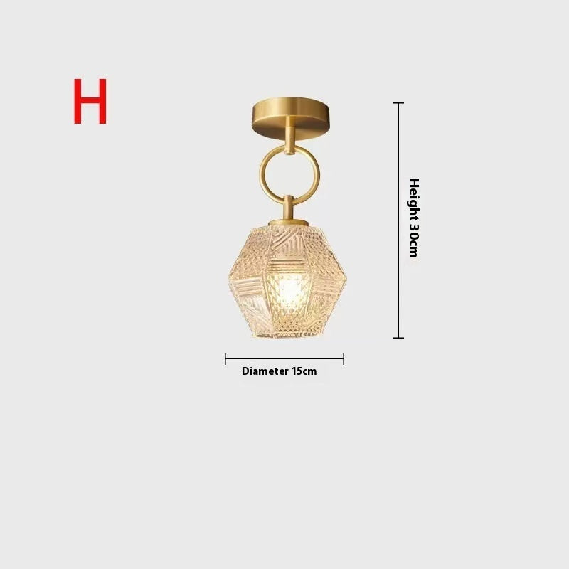 Modern Glass Chandelier Creative Restaurant Bar Simple Pendant Light Fixture Home Decor Lighting