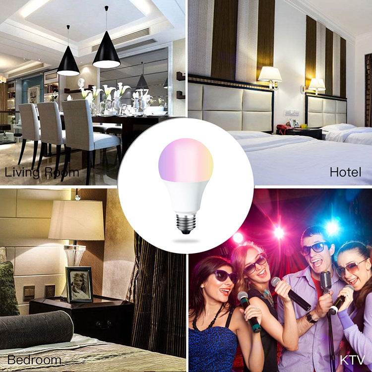 LED Smart WiFi Bulb Voice Control Works with Alexa and Google Assistant Color Changing Smart Light
