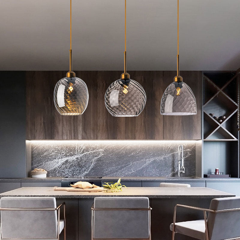 Trendy Glass Chandelier – Modern Ceiling Light for Living Room & Bedroom