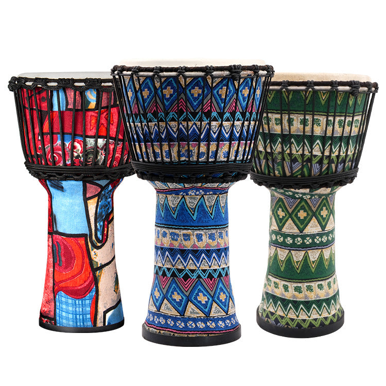 Handmade Sheepskin African Drum – Qiangu Beginner Djembe for Kids & Professionals