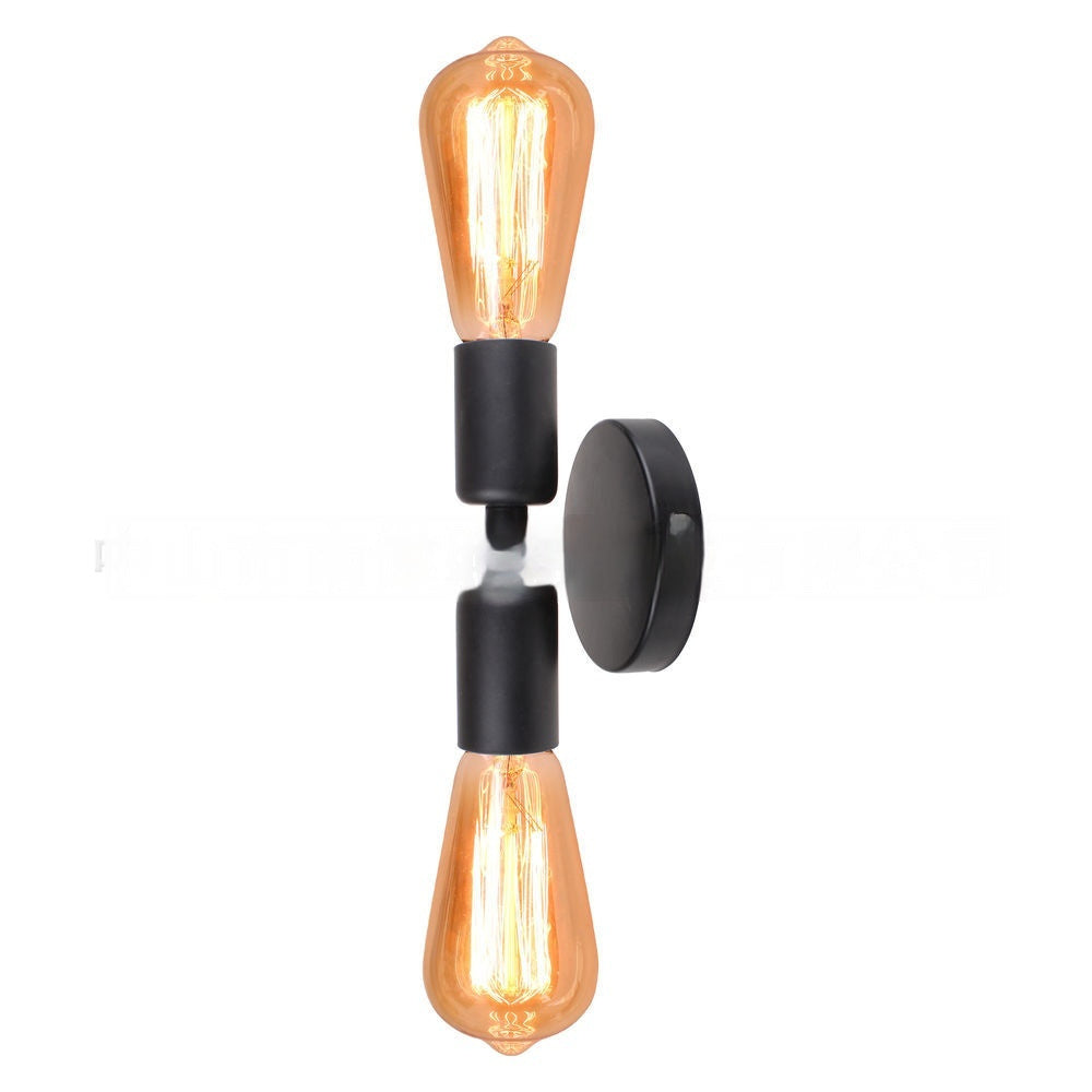 Double Head Wall Lamp Creative Bedroom Corridor Aisle Bedside Hotel Wall Sconce Lighting