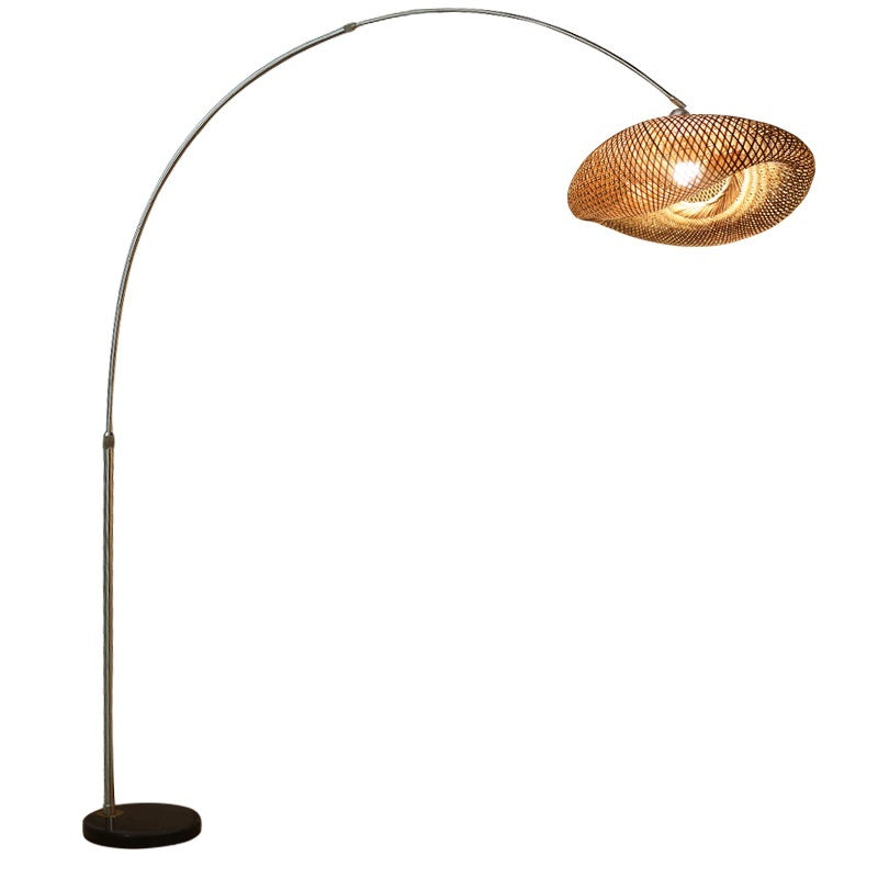 Fishing Rod Floor Lamp with Button Switch for Living Room Decor