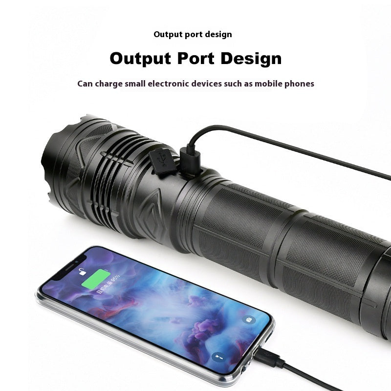 Multifunctional Zoom Flashlight – High Power Outdoor LED Torch Light