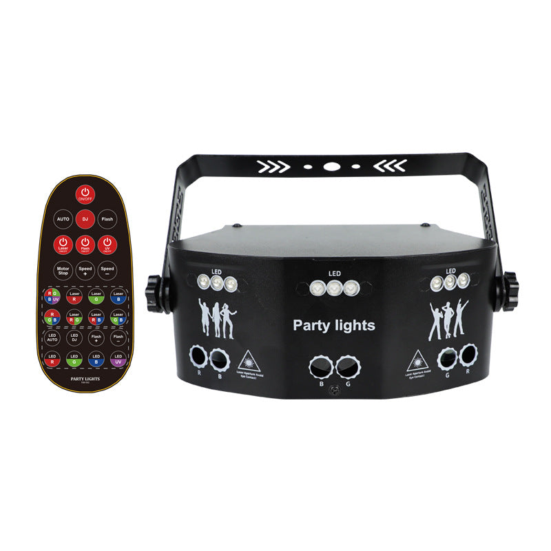 Multicolor Rotating KTV Atmosphere Light – Sound Activated Party Disco LED Lamp