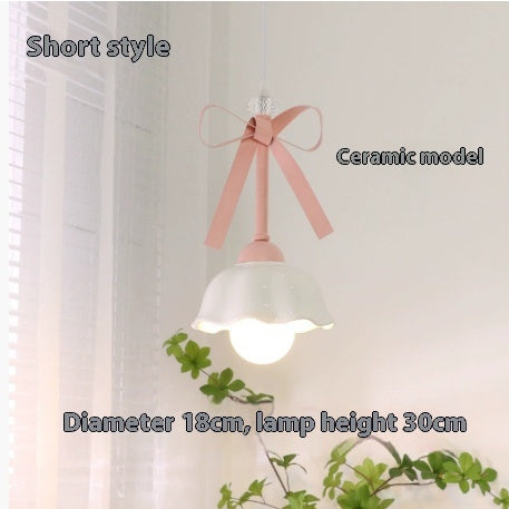 Bow-Shaped Small Pendant Lamp – Modern Restaurant & Dining Lighting