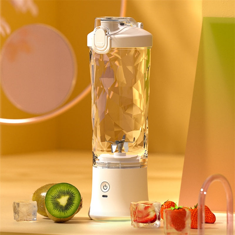 Portable Personal Size Blender Juicer with 6 Blades for Shakes and Smoothies Mini Kitchen Gadget