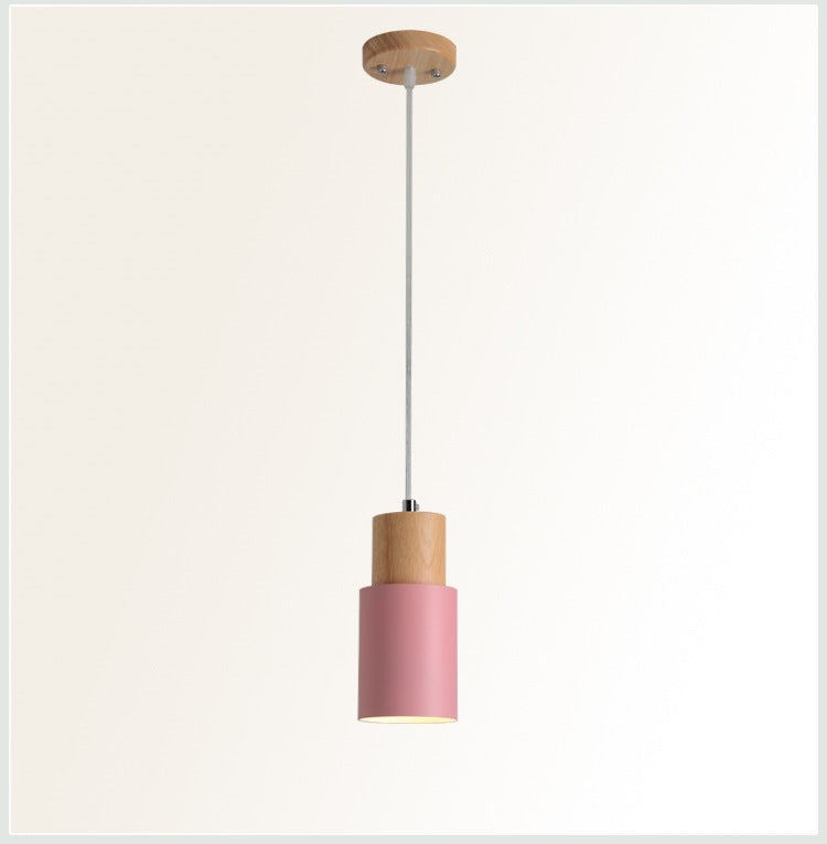 Wood Pendant Lights Island Bar Hanging Lamp Modern Rustic Ceiling Light for Kitchen Dining Decor