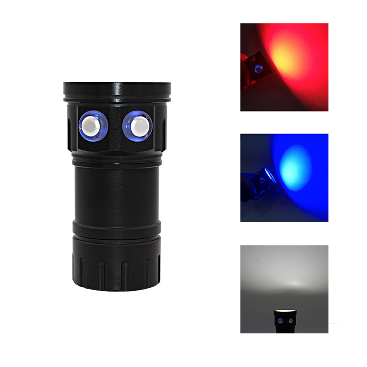 Diving Fill Light Waterproof Underwater LED Lamp High Brightness Torch for Scuba Diving and Night Exploration