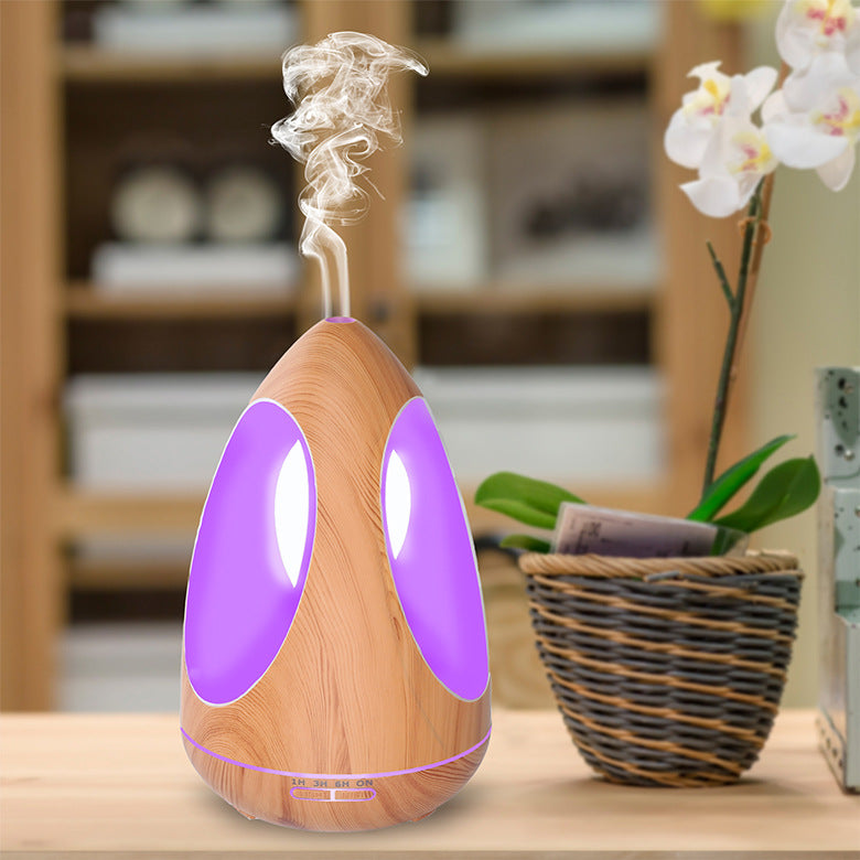 550ML Ultrasonic Air Humidifier Aroma Essential Oil Diffuser Cool Mist LED Color Changing Light for Yoga Spa Bedroom Living Room