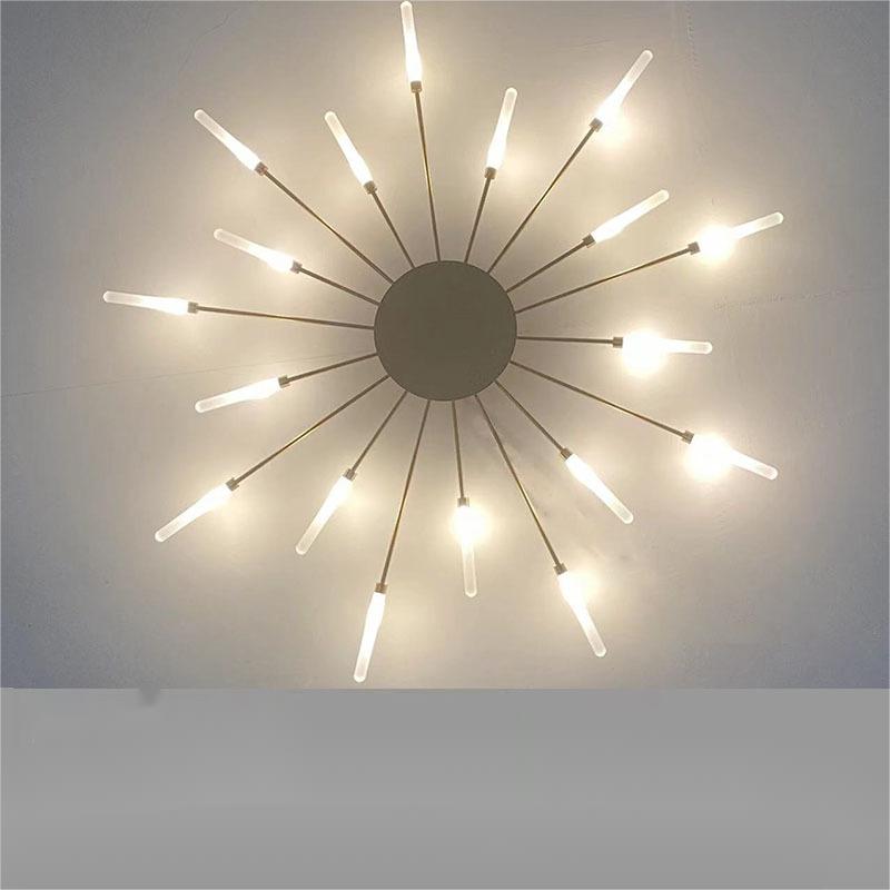 Iron Decorative Ceiling Light Modern Ceiling Lamp Living Room Bedroom Home Lighting Fixture