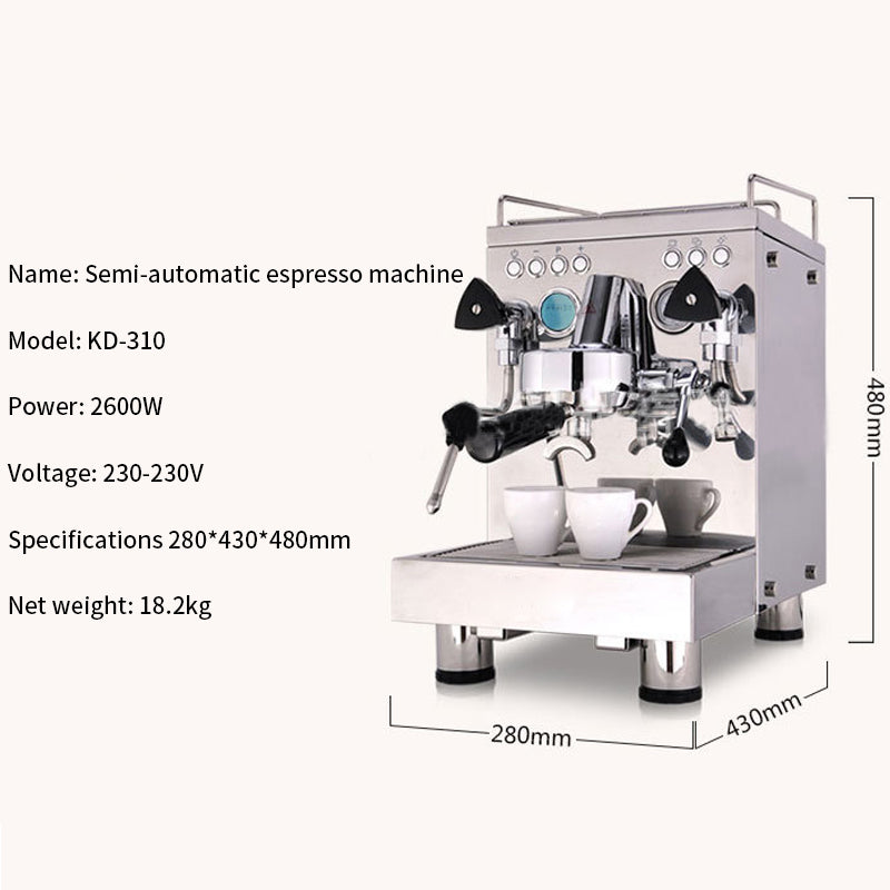 Full Semi Automatic Espresso Machine for Home and Business Use Professional Coffee Maker