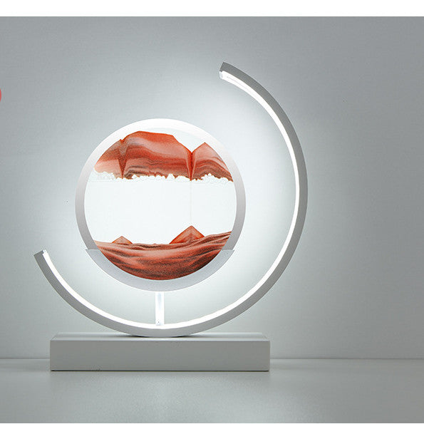 High End Business Gift Quicksand Painting 3D LED Creative Lamp Living Room Decorative Lights Modern Home Decor