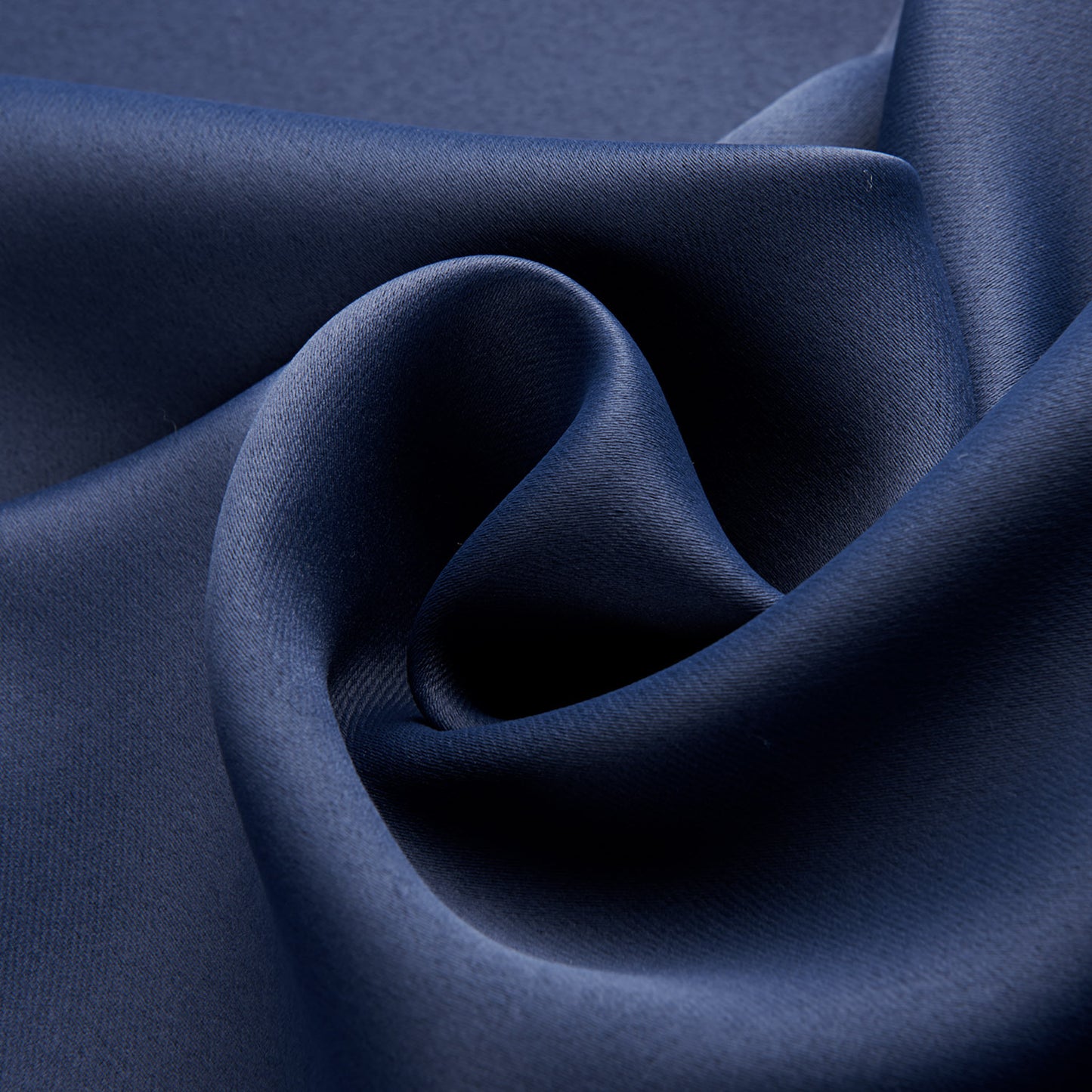 Dark Blue Bedroom Blackout Fabric Printed Curtains Modern Window Drapes for Privacy
