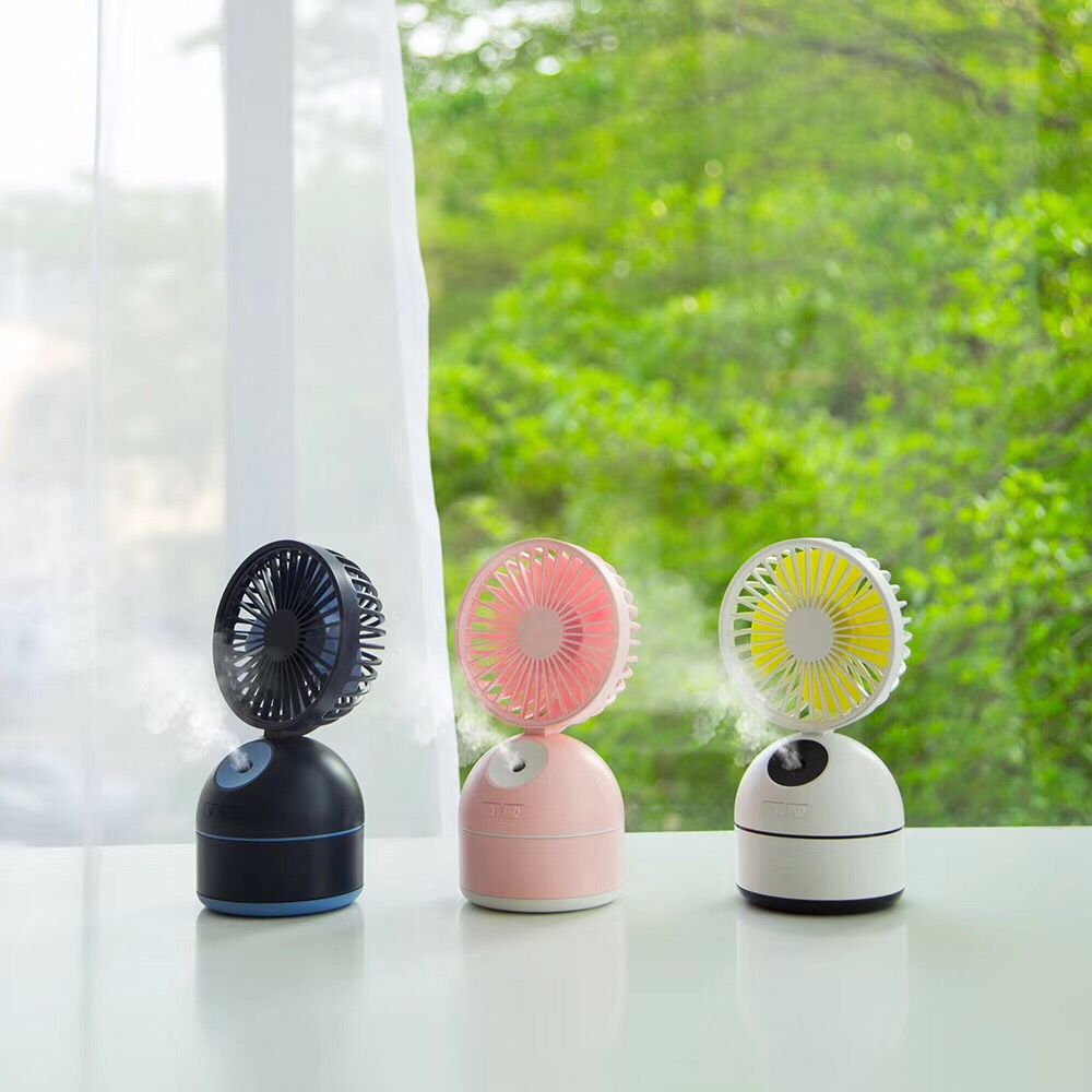 Fan Humidifier Portable Air Cooling Fan with Mist Spray Ultrasonic Humidifier for Home and Office Use
