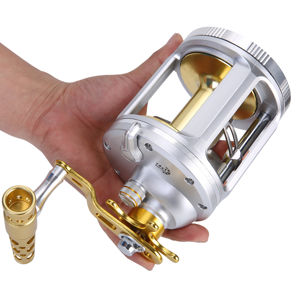 Metal Sea Fishing Reel – Durable Drum Spool for Saltwater Fishing