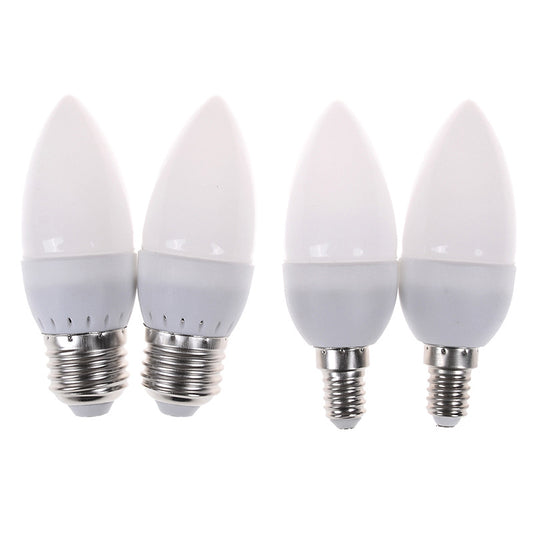 3W LED Candle Bulb E14/E27 – Energy Saving 220V Warm Light Spotlight