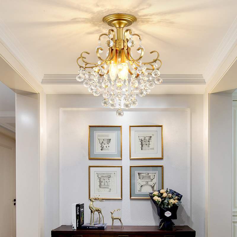 European Luxury Crystal Chandelier – Small American Restaurant Lighting