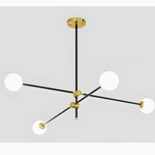 Retro European LED Chandelier – Stylish Minimalist Ceiling Light