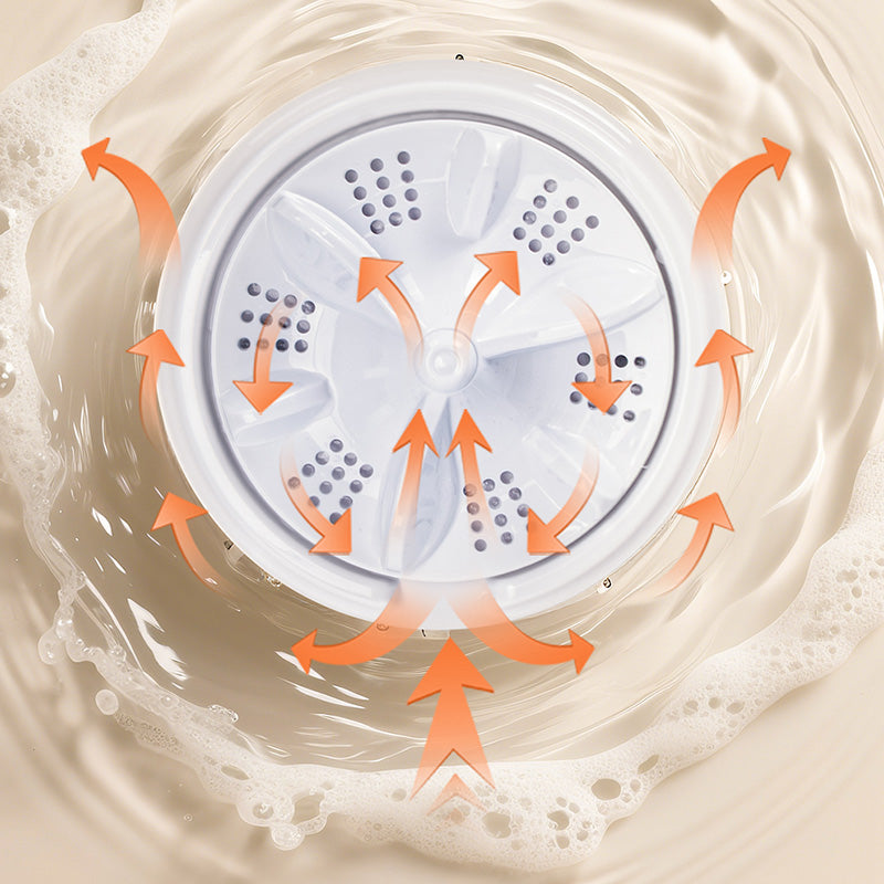 Portable Mini Washing Machine 4L USB Rechargeable Cordless Washer for Underwear Socks Baby Clothes Quiet Compact Travel Laundry Machine