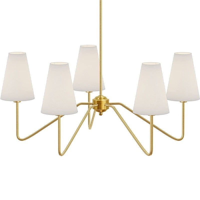 Industrial Retro Multi-Head Chandelier – Living Room Ceiling Light