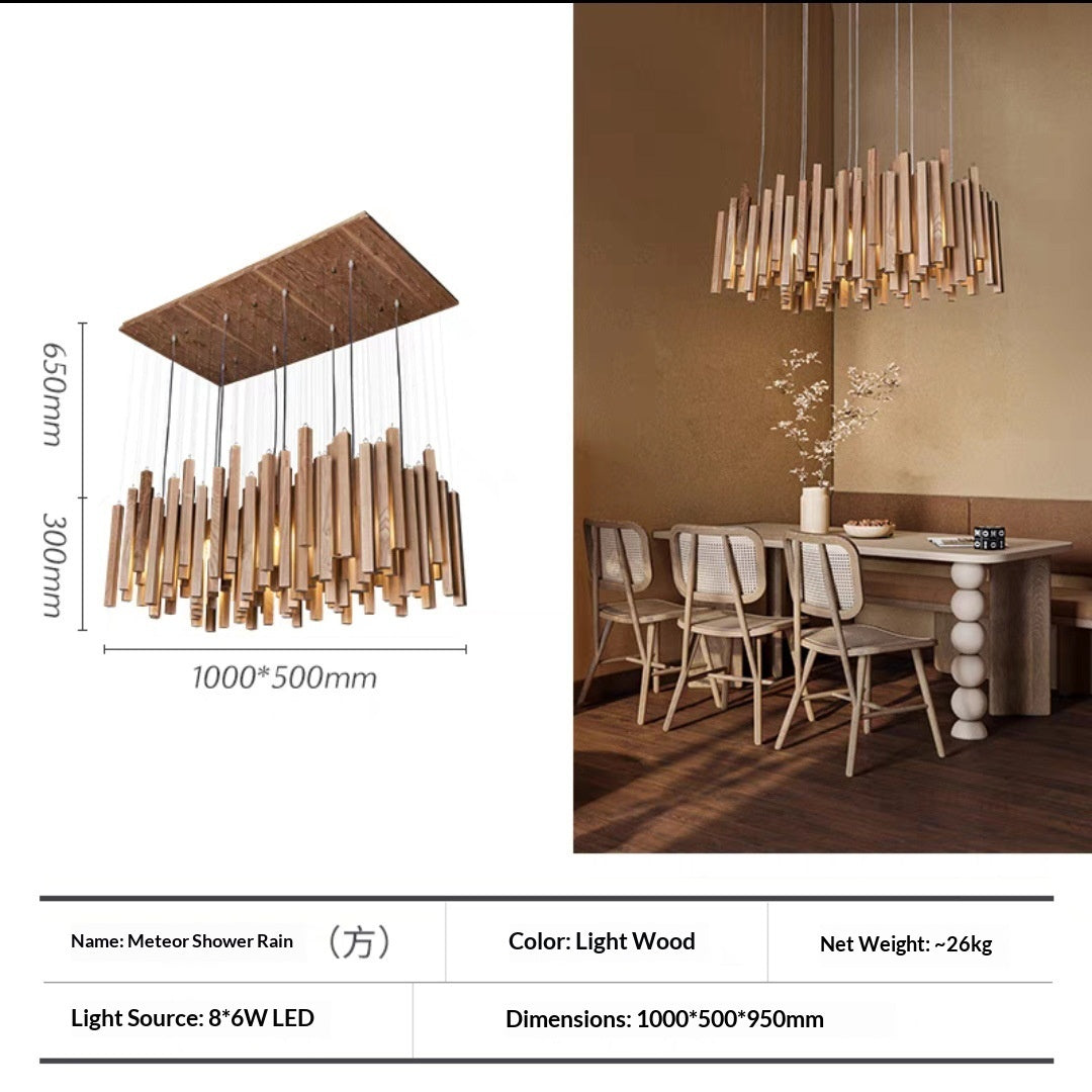 Modern Minimalist Chandelier – New Chinese Style Living, Dining & Tea Room Lamp