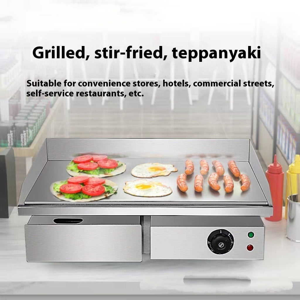 Electric Teppanyaki Griddle – Electric Heating Braising & Flat Top Cooking Grill