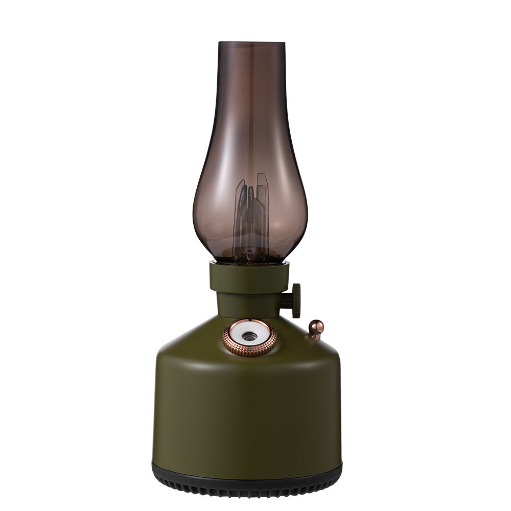 Kerosene Lamp Style Air Humidifier Decorative Aroma Diffuser for Home Bar Bedroom Ambient Lighting and Mist