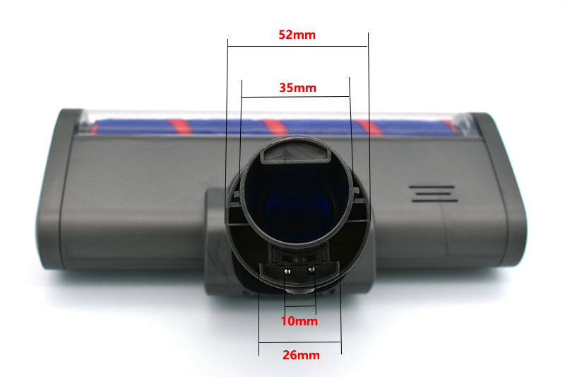 Vacuum Cleaner Direct Drive Rolling Brush Soft Velvet Electric Floor Suction Head Accessory Replacement