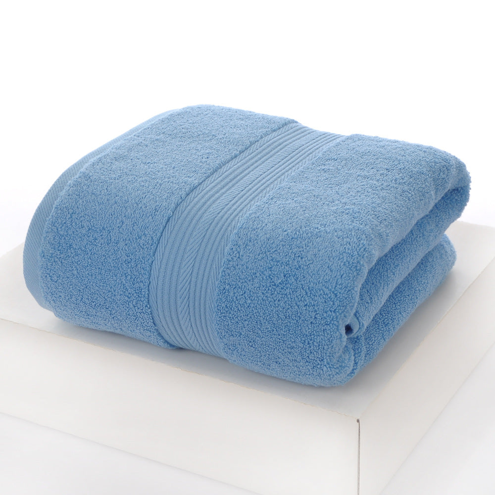 Plain Cotton Bath Towel Soft Absorbent Bulk Wholesale Bathroom Towels for Home and Hotel