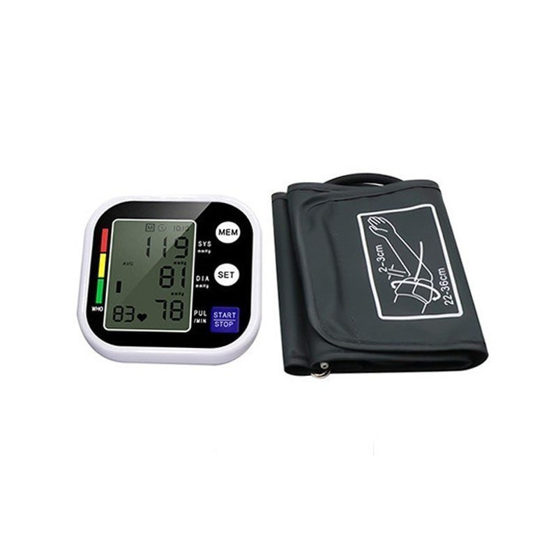 Multifunctional Home Blood Pressure Monitor with Cuff Heart Rate Tracking Digital BP Machine
