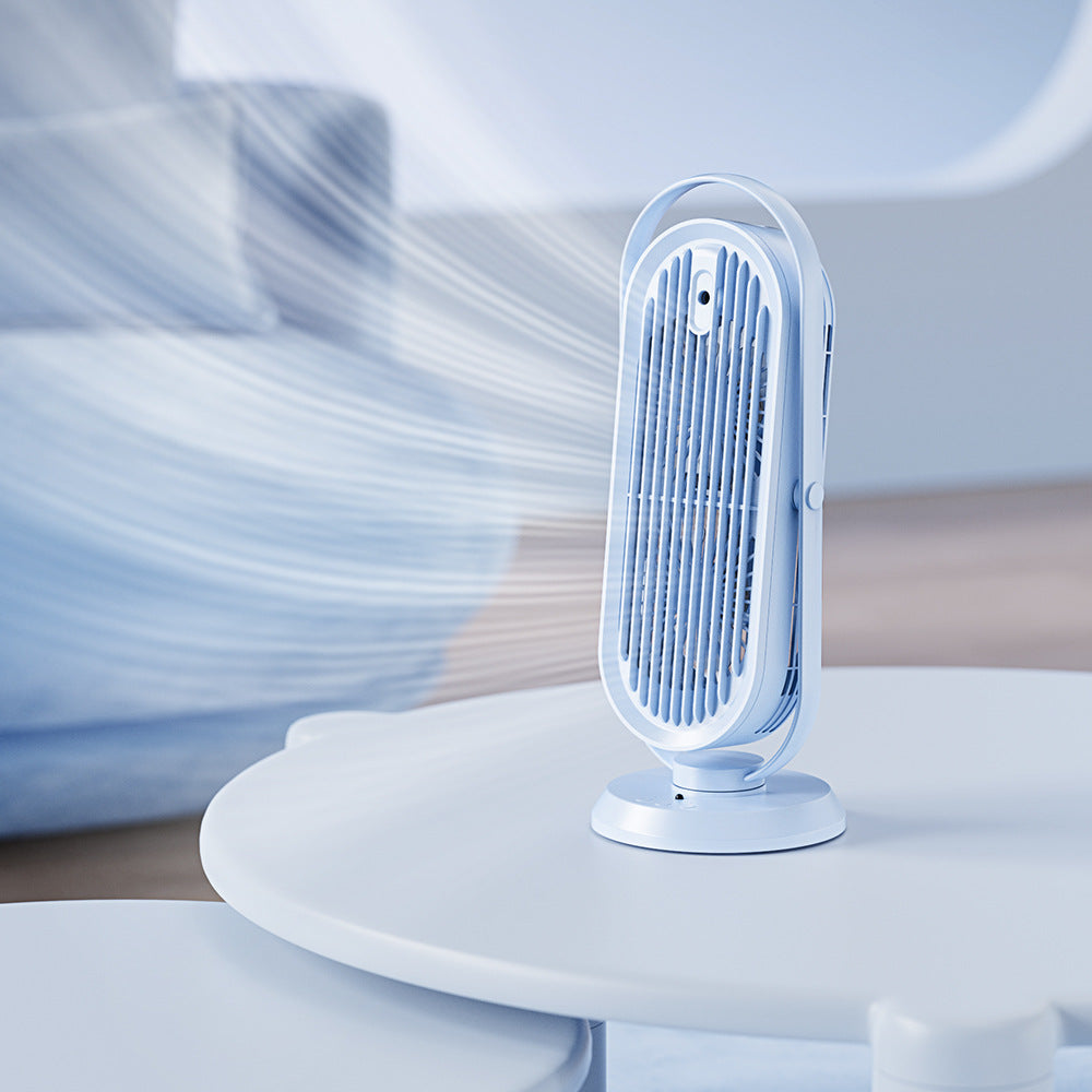 Shaking Head Spray Desktop Fan with Humidifier Battery Remote Control Large Wind Office & Home Cooling Fan
