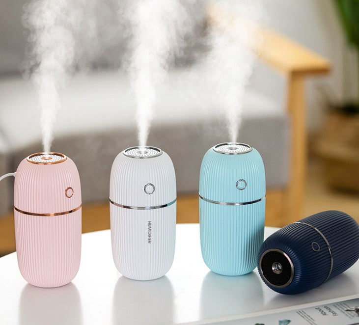 Mini Ultrasonic Air Humidifier USB Portable Mist Maker for Bedroom Office Car Quiet Air Moisturizer