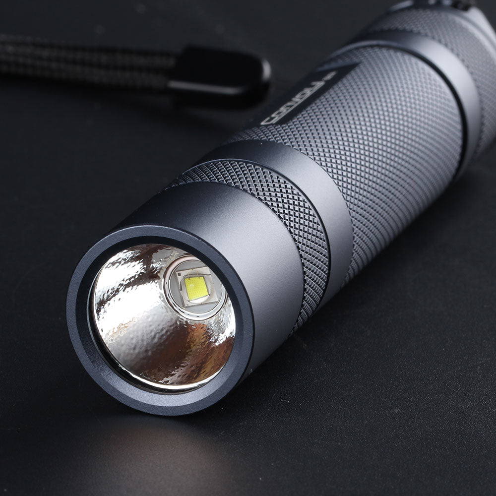 2300LM Thermoelectric Separation Temperature Control LED Flashlight High Brightness Outdoor Torch for Camping and Emergency Use
