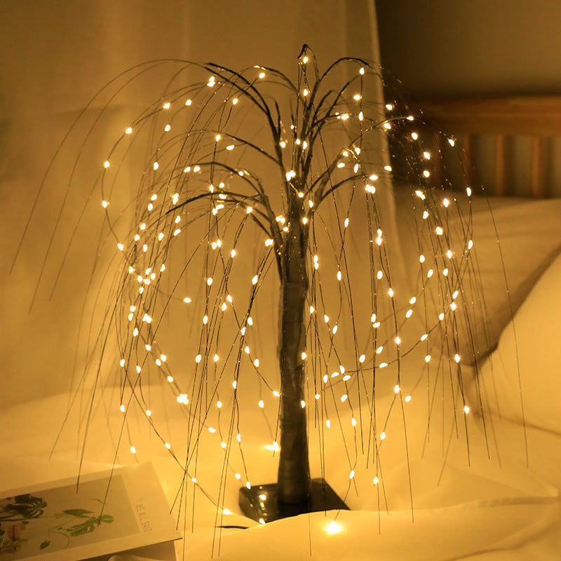 Copper Wire Illusion Decorative Night Light Scene Arrangement Fairy String Lights for Room & Event Decor