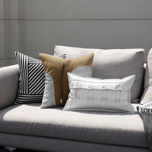 Modern Minimalist Upholstered Throw Pillows Living Room Sofa Decorative Cushion Covers Home Decor