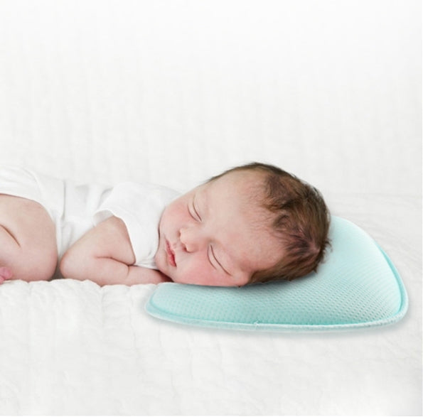Sunveno Baby Head Shaping Pillow Flat Head Prevention Safety Corn Fiber Newborn Baby Bedding Pillow