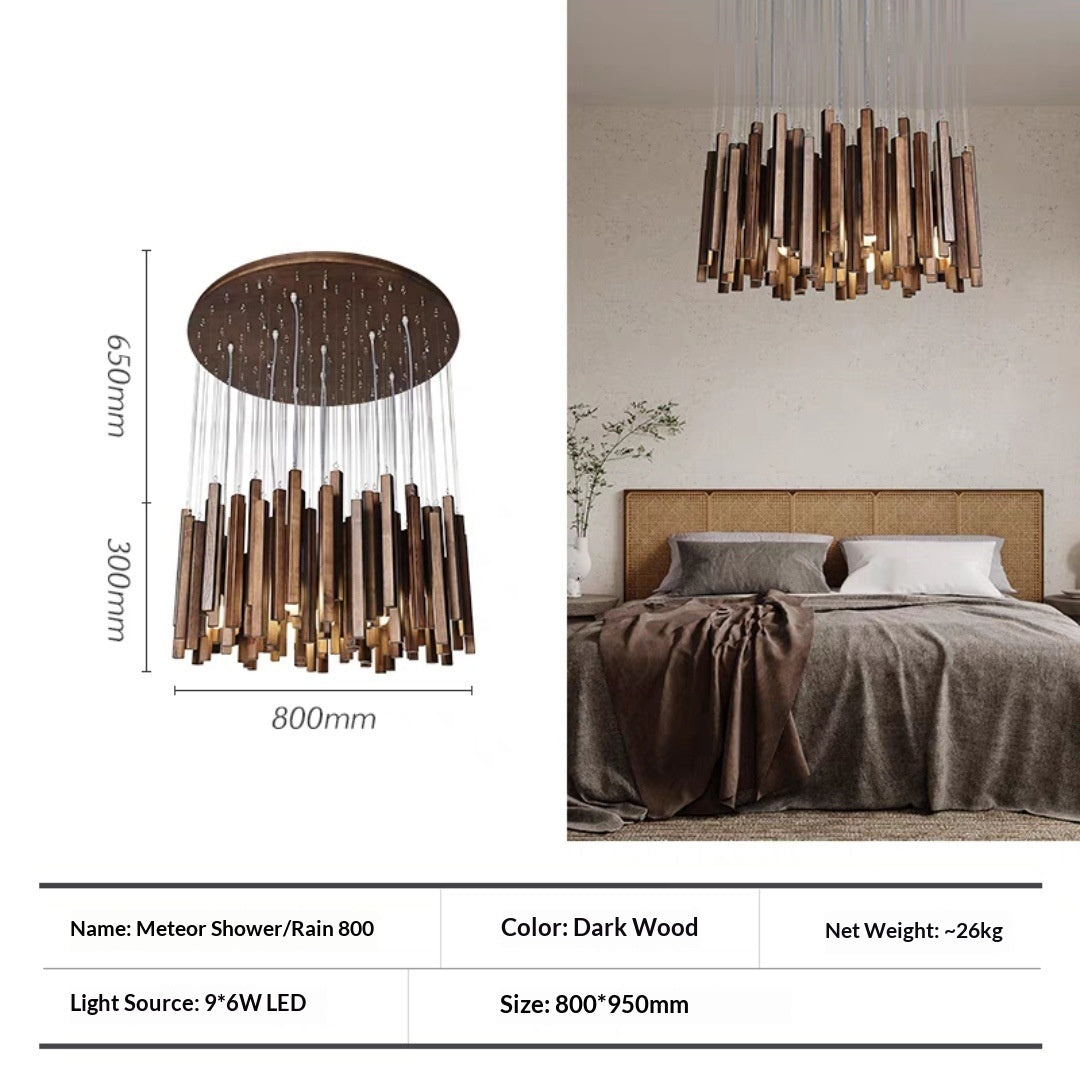 Modern Minimalist Chandelier – New Chinese Style Living, Dining & Tea Room Lamp