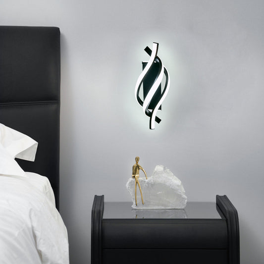 Minimalist Modern Aluminum Wall Lamp – Bedside Decorative LED Light for Bedroom