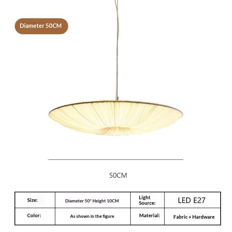 New Chinese Style Fabric Chandelier – Artistic Creative Ceiling Lamp