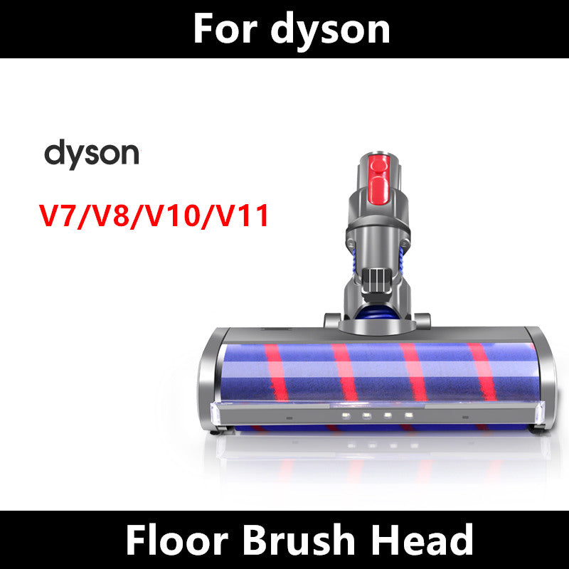 Vacuum Cleaner Direct Drive Rolling Brush Soft Velvet Electric Floor Suction Head Accessory Replacement