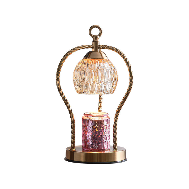 Timed Dimmable Wax Melting Lamp Decorative Table Lamp for Home Fragrance and Ambient Lighting